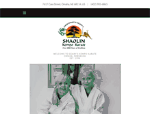 Tablet Screenshot of omahakarate.com